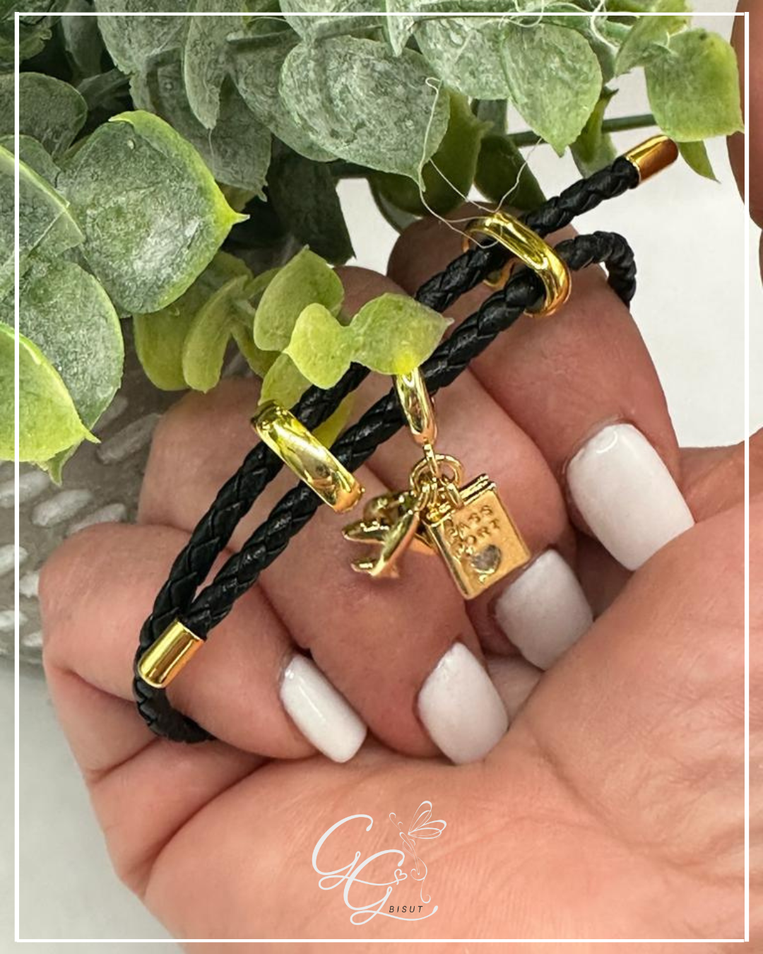 Pulsera de Cuero Trenzado