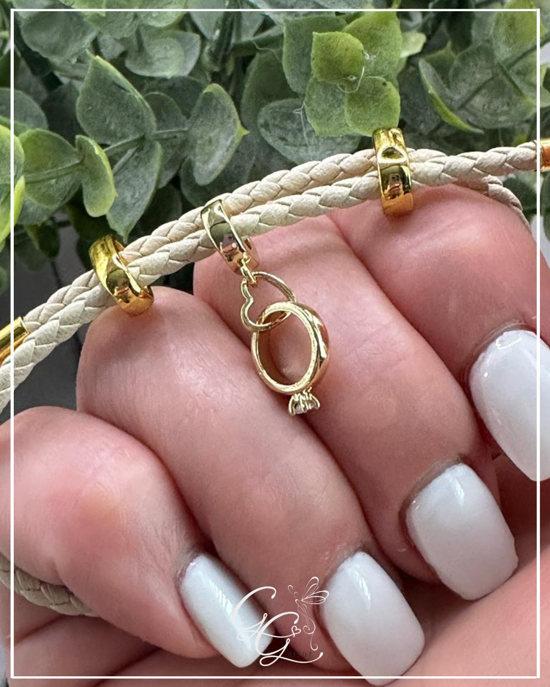 Pulsera de Cuero Trenzado