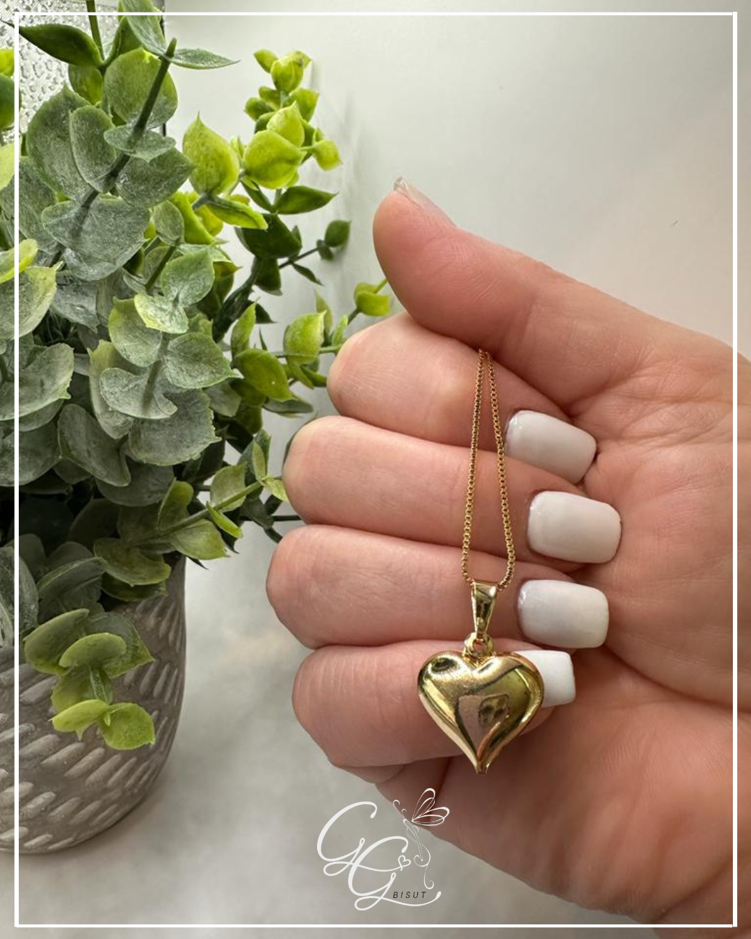 Cadena Corazón Bombón