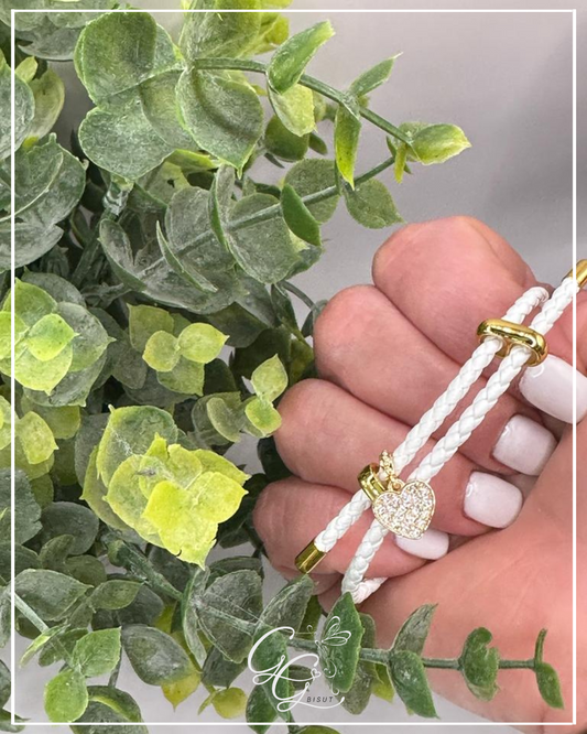 Pulseras de Cuero Trenzado