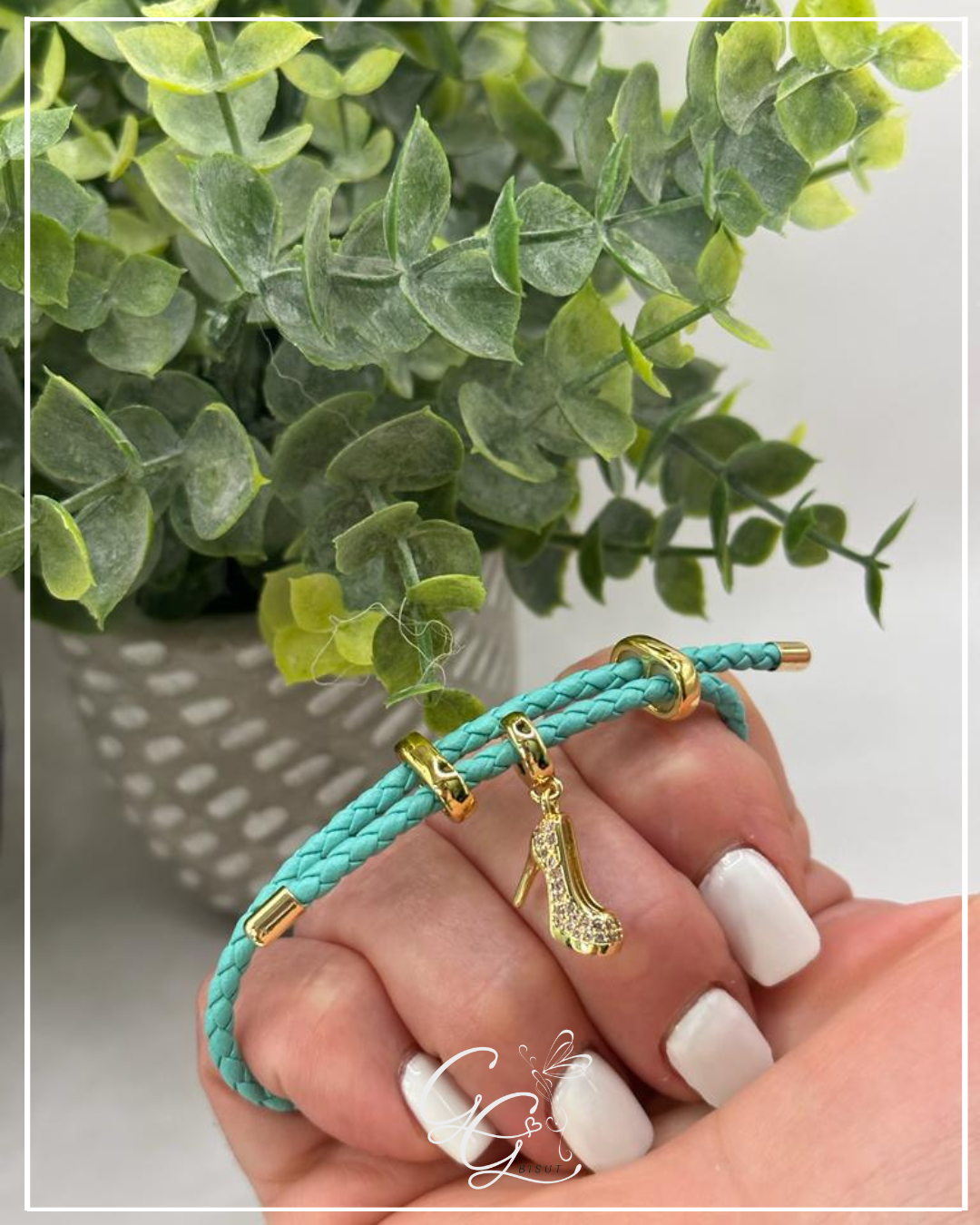 Pulsera de Cuero Trenzado